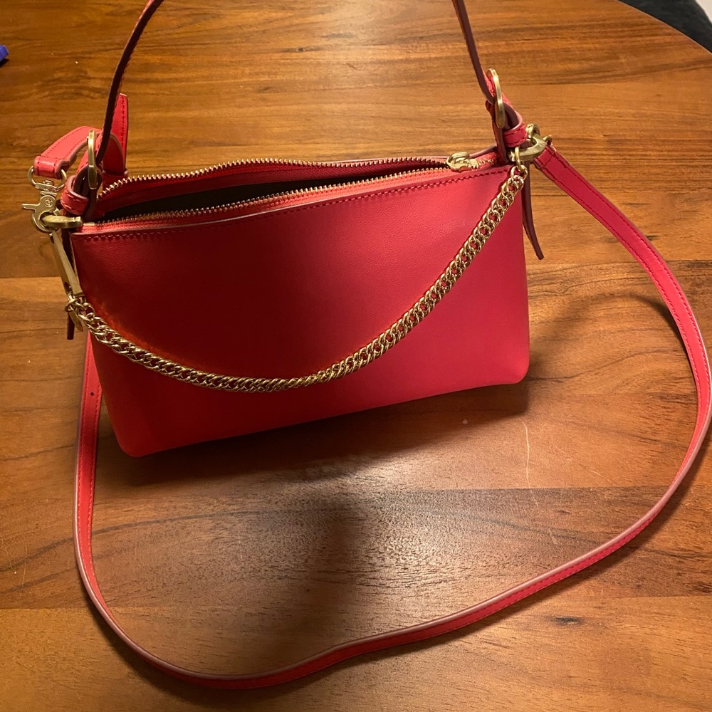 ZAC Zac Posen Vibrant Pink Crossbody Bag